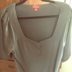 Shirt sleeve sweater